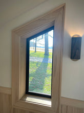 Load image into Gallery viewer, Artist studio shed, Accessory Dwelling Unit (ADU), tiny house, cottage, backyard sunhouse, outdoor guest room, living pod, meditation tea room, sunroom, black shou sugi ban, prefabricated airbnb, scandinavian home, bedroom dwelling, modern ADU cabin, zen japanese yoga space