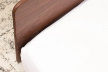 Load image into Gallery viewer, Minimalist Solid Wood Bed Frame / Simple Modern Platform Bed / Slatted Scandinavian Floor Bed / Children’s or Kid’s Bed / Asian or Japanese Inspired Mattress on the Floor Headboard / Available in Double, Queen and King Sizes. Free USA Shipping!