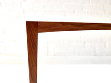 Load image into Gallery viewer, Simple Minimalist Modern Bench Handcrafted from Solid Black Walnut by Wake the Tree Furniture Co.