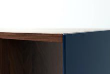 Load image into Gallery viewer, Mid-Century Modern Swing Door Credenza, Solid Wood Side Board, Minimalist Console | Wake the Tree Furniture Co.