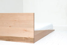 Load image into Gallery viewer, Minimal Modern Scandinavian Floor Bed, Handmade from Solid Maple | Wake the Tree Furniture Co.