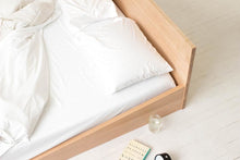 Load image into Gallery viewer, Minimal Modern Scandinavian Floor Bed, Handmade from Solid Maple | Wake the Tree Furniture Co.