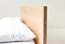 Load image into Gallery viewer, Minimal Modern Scandinavian Floor Bed, Handmade from Solid Maple | Wake the Tree Furniture Co.