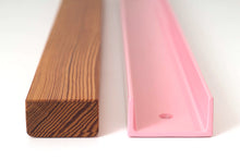 Load image into Gallery viewer, Minimal Modern Magnetic Knife Rack Handmade from Solid Wood and Steel by Wake the Tree Furniture Co.