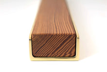 Load image into Gallery viewer, Minimal Modern Magnetic Knife Rack Handmade from Solid Wood and Steel by Wake the Tree Furniture Co.