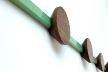 Load image into Gallery viewer, Minimalist Modern Coat Rack, Wall Hooks | Wake the Tree Furniture Co.
