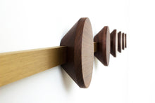 Load image into Gallery viewer, Minimalist Modern Coat Rack, Wall Hooks | Wake the Tree Furniture Co.
