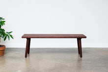 Load image into Gallery viewer, Long Bench- Walnut Prototype
